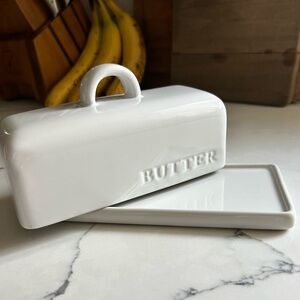 Threshold White Butter Dish
